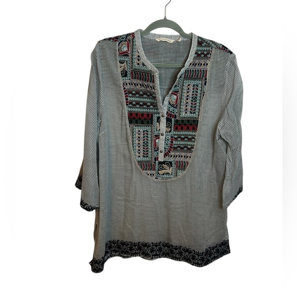 Soft Surrounding Embroidered Havana Tunic Top - Picture 2 of 7